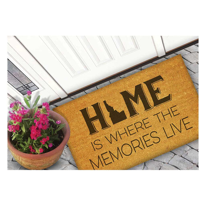 18x30 Coir Doormat Home Memories Live Idaho