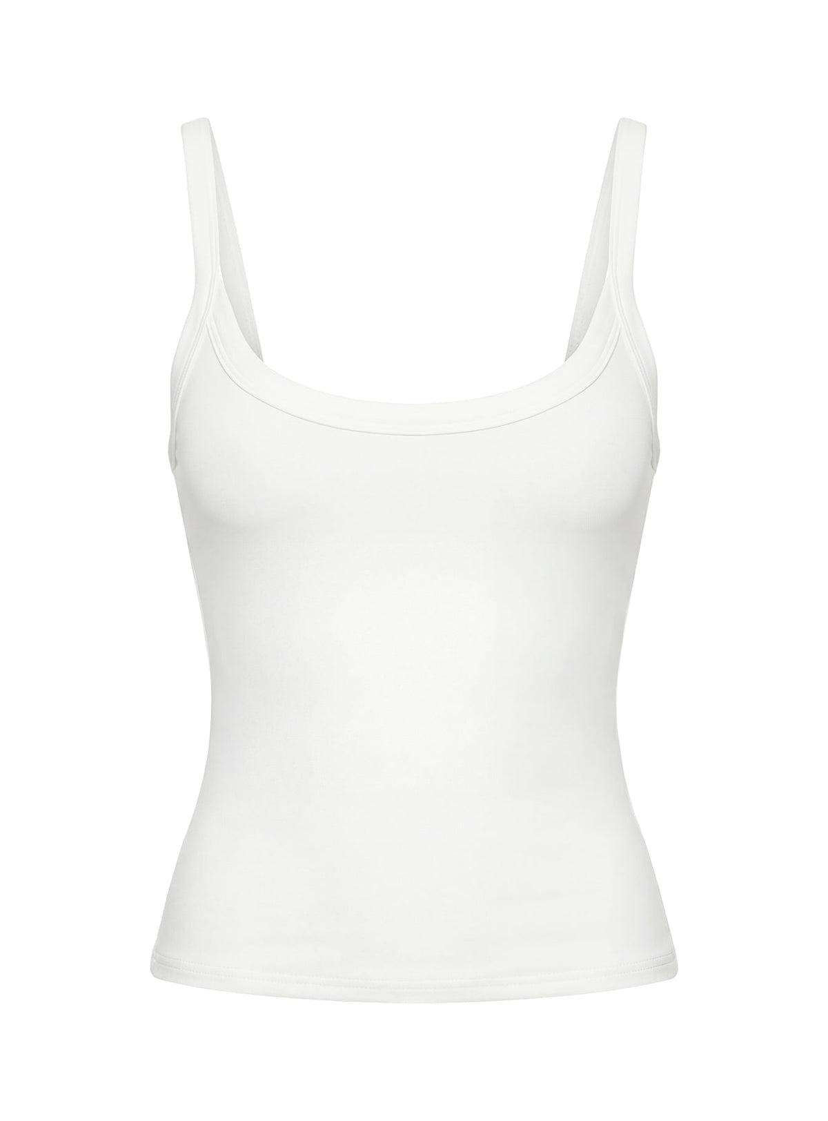 Kasper Cinched Longline Tank Top White
