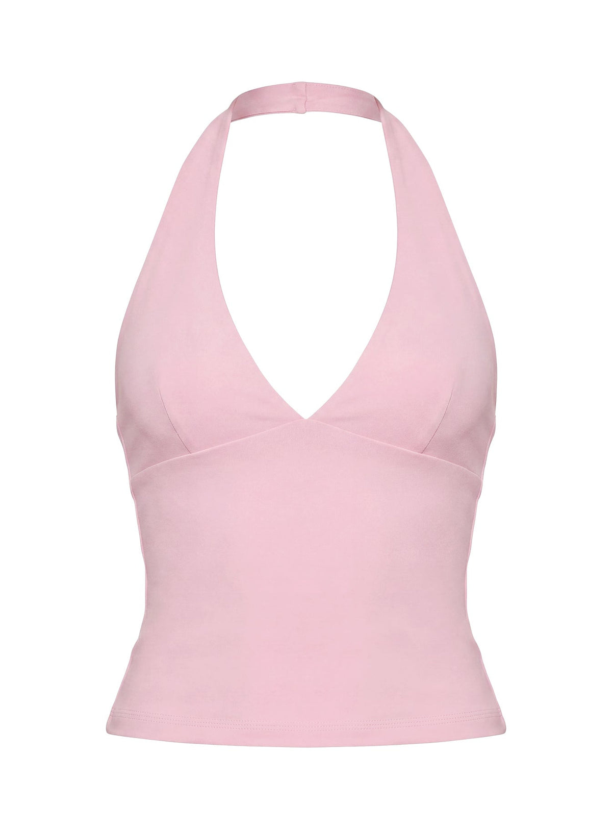 Habitual Active Longline Plunge Neck Tank Top Pink
