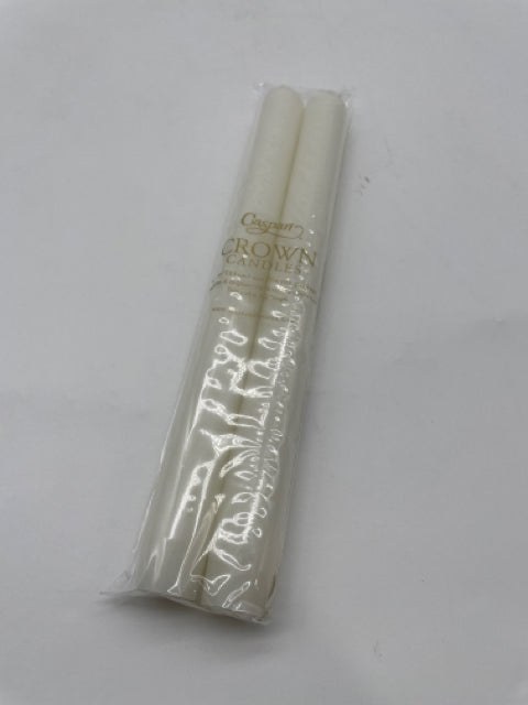 CANDLES DUET IN WHITE 10"