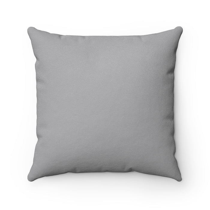 Nerdee's "Gorilla Samurai" Gray Faux Suede Square Pillow Case