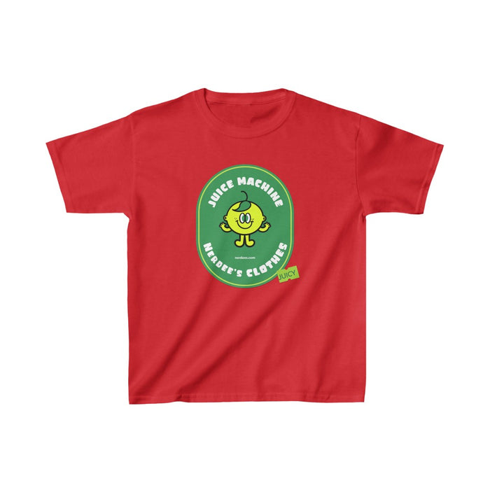 Nerdee's "Juice Machine" - Kids Heavy Cotton Tee
