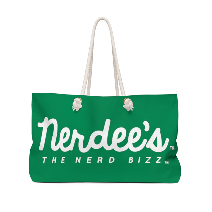 Nerdee's Official Logo - Weekender Bag - Green