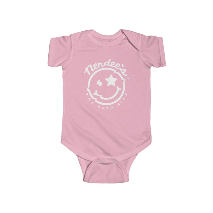 Nerdee's Official "Mr. Smiley" Logo - Infant Fine Jersey Bodysuit