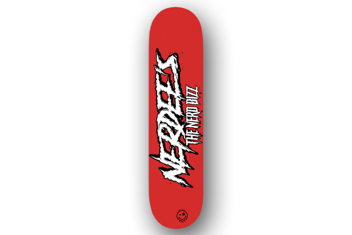 Nerdee's Skate Shop "Chicken Scratch" Skateboard Deck