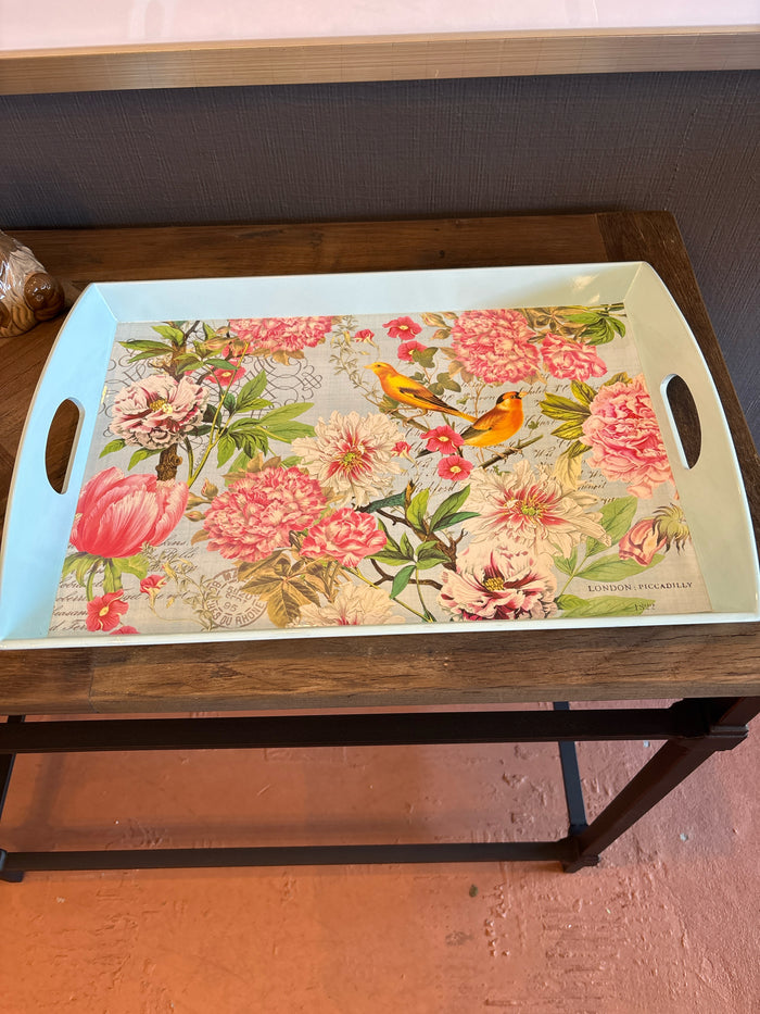 SERVING TRAY BIRD MOTIF