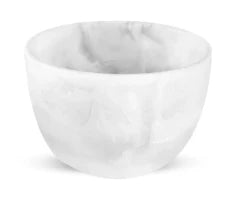 SMALL DEEP BOWL IN WHITE SWIRL