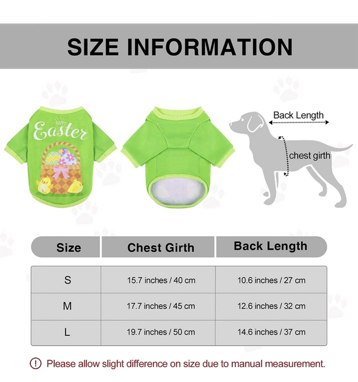 Sparky & Co Spring Easter T-shirt For Dogs And Cats