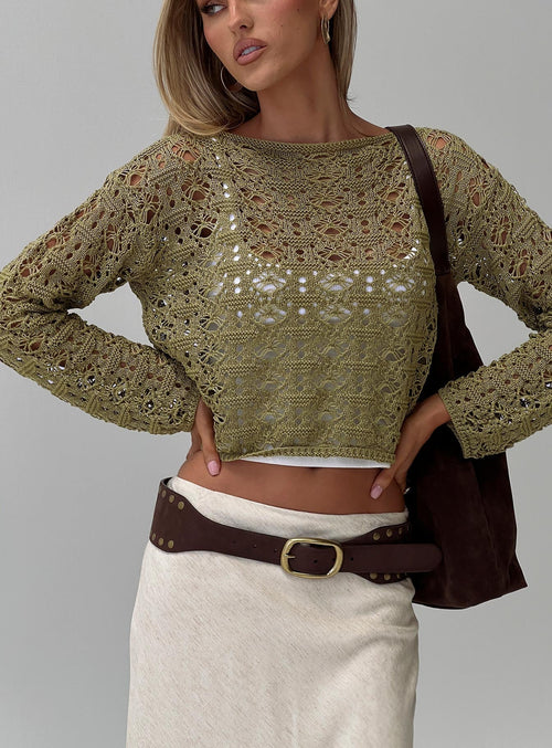 Birdena Sweater Green