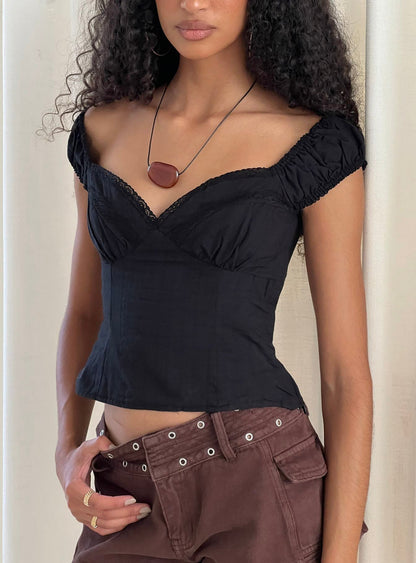 Fyrie Top Black