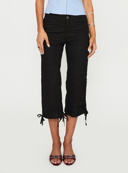 Hot Rod Capri Pant Black