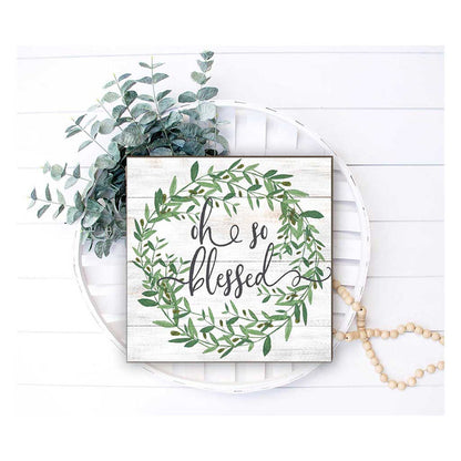 10x10 Oh So Blessed Sign
