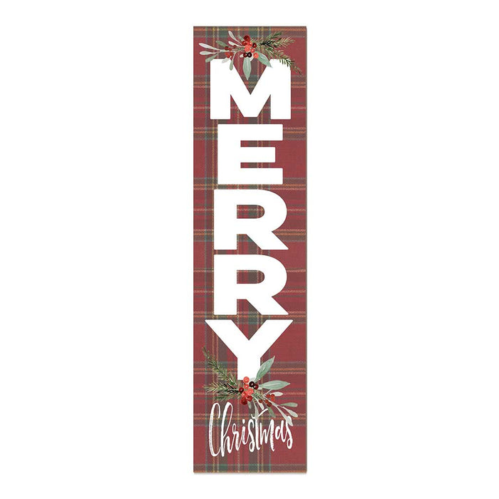 11x46 Merry Christmas Leaner Sign