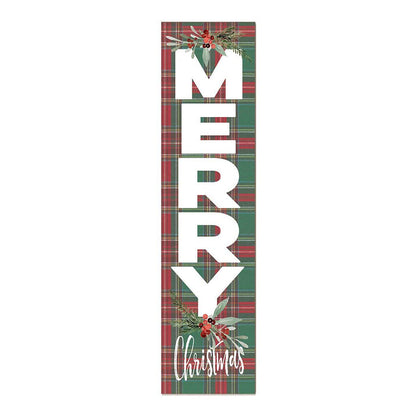 11x46 Merry Christmas Leaner Sign