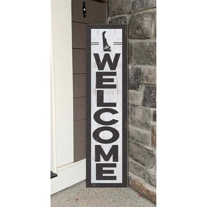 11x46 State Welcome Delaware Leaner Sign