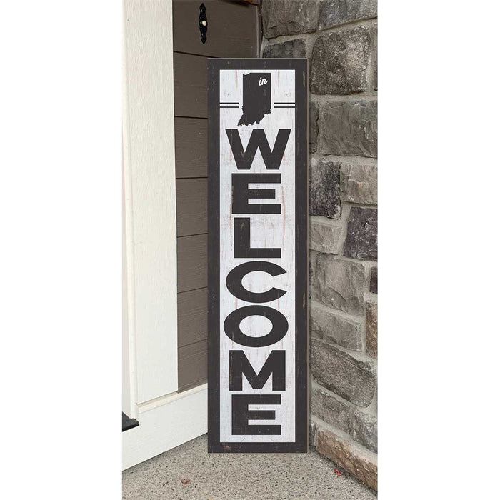 11x46 State Welcome Indiana Leaner Sign