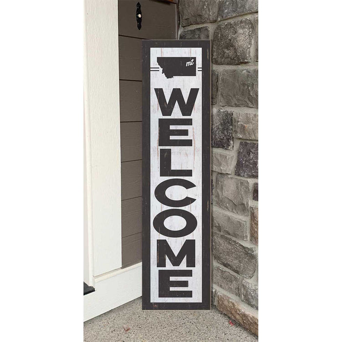 11x46 State Welcome Montana Leaner Sign