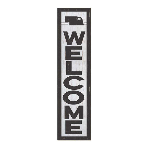 11x46 State Welcome Nebraska Leaner Sign