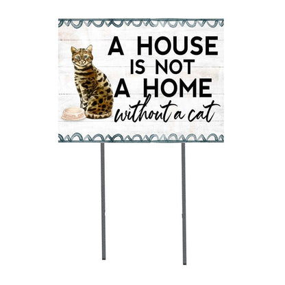 18x24 Bengal Cat Lawn Sign