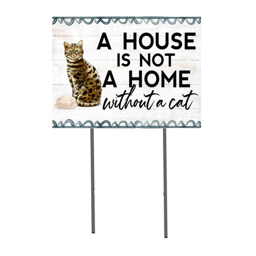 18x24 Bengal Cat Lawn Sign