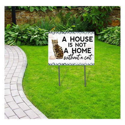 18x24 Bengal Cat Lawn Sign