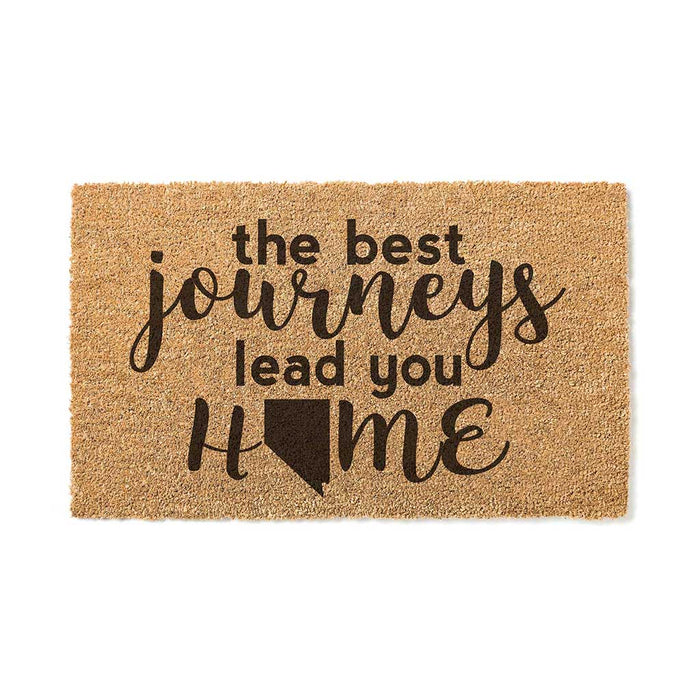 18x30 Coir Doormat Best Journeys Nevada