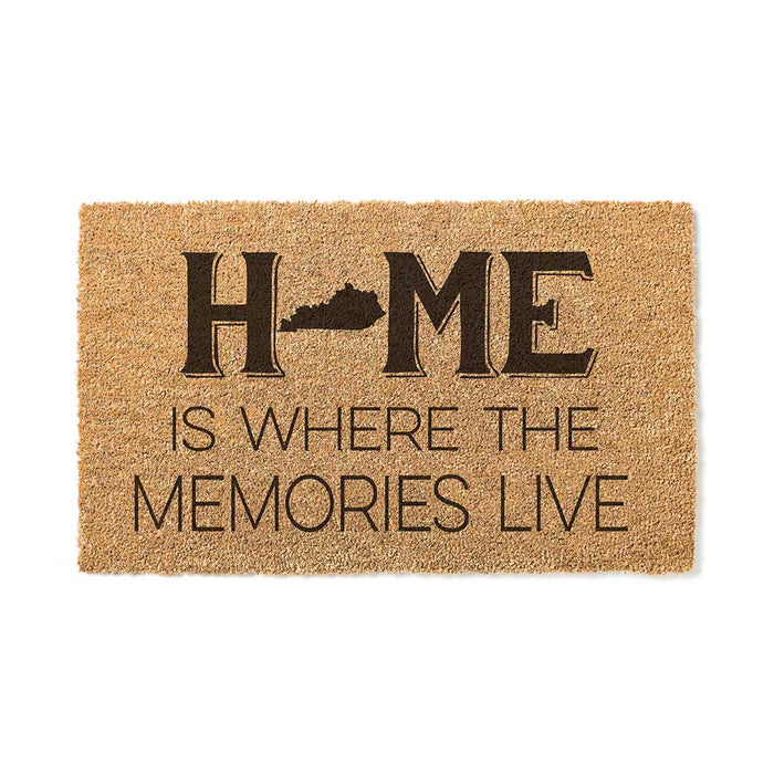 18x30 Coir Doormat Home Memories Live Kentucky