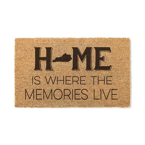 18x30 Coir Doormat Home Memories Live Kentucky