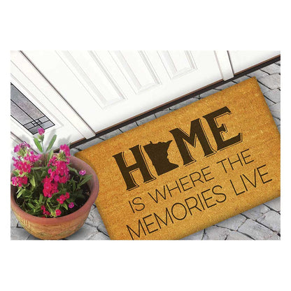 18x30 Coir Doormat Home Memories Live Minnesota