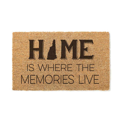 18x30 Coir Doormat Home Memories Live New Hampshire