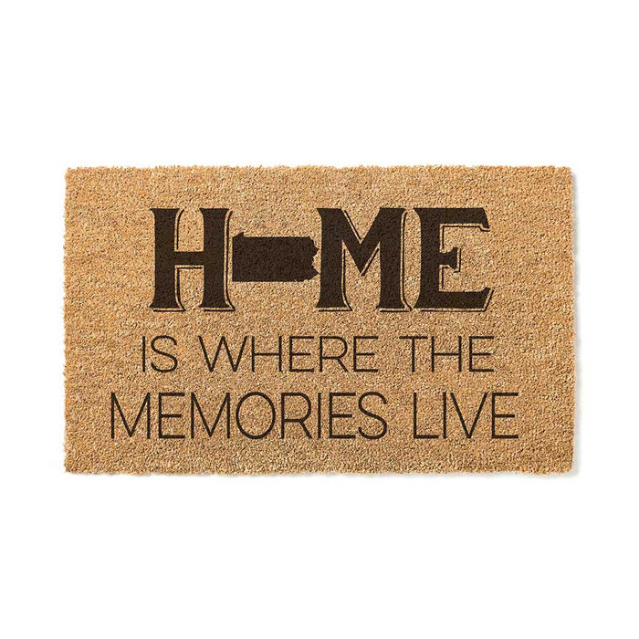 18x30 Coir Doormat Home Memories Live Pennsylvania