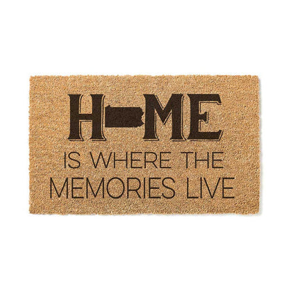 18x30 Coir Doormat Home Memories Live Pennsylvania