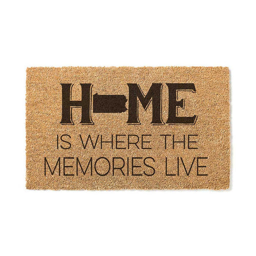 18x30 Coir Doormat Home Memories Live Pennsylvania