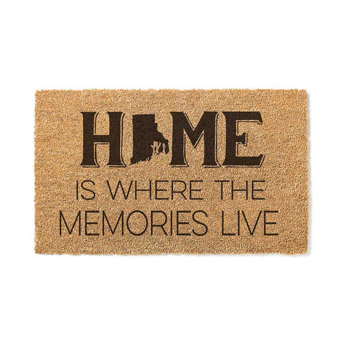 18x30 Coir Doormat Home Memories Live Rhode Island