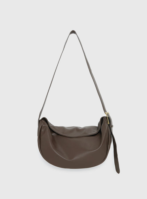 Jaxxon Slouch Shoulder Bag Brown