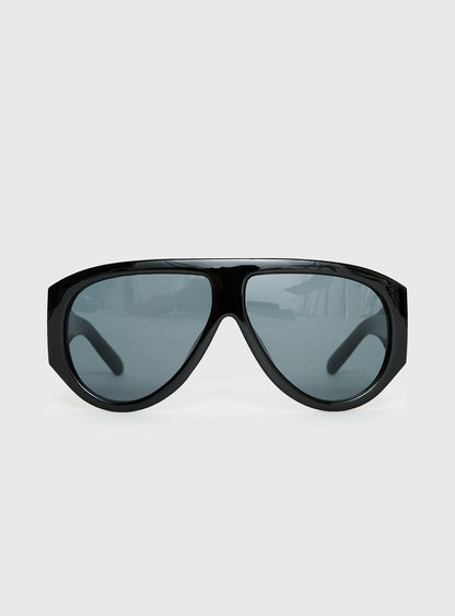 Nobody But You Oversized Sunglasses Black