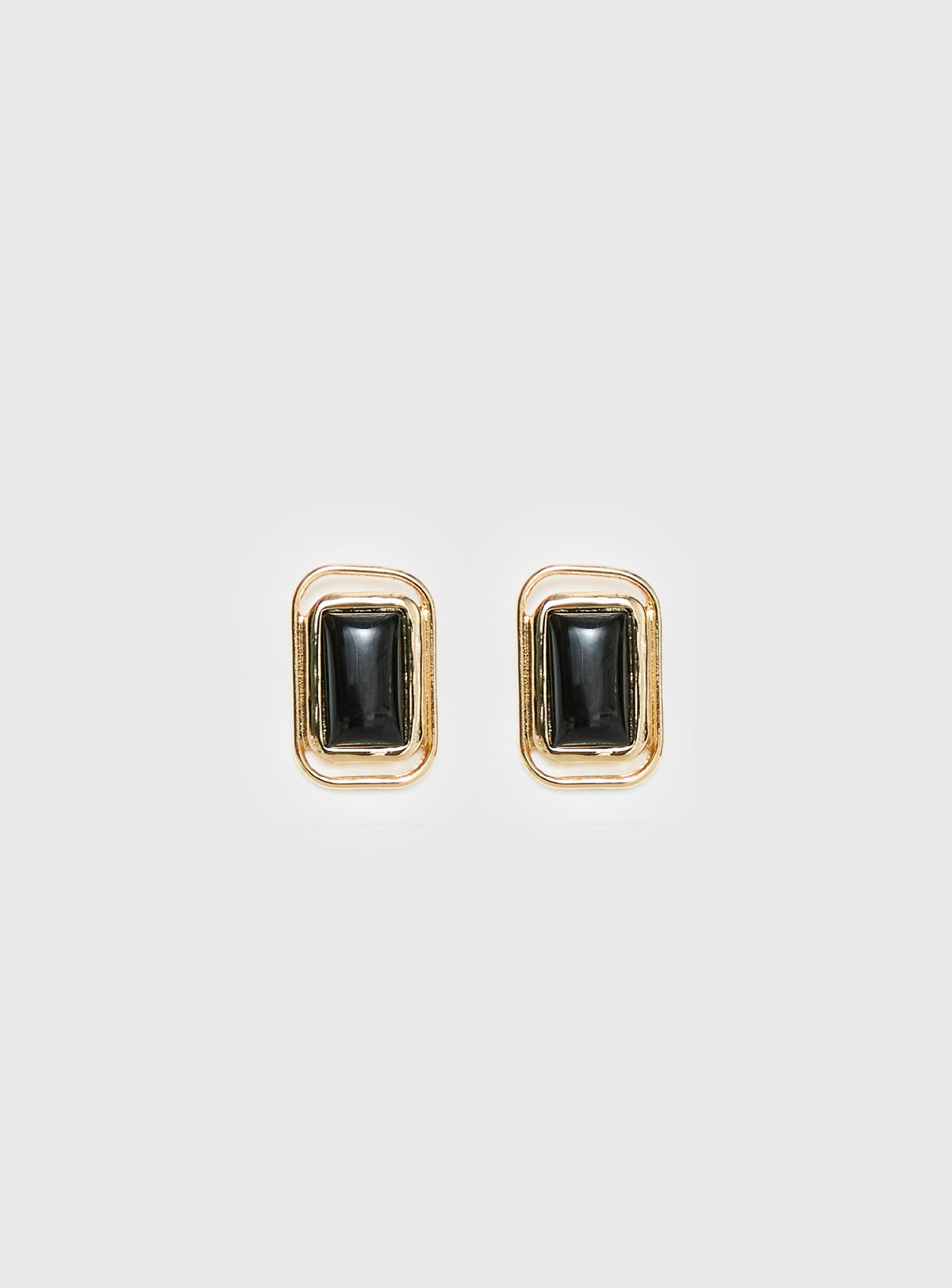 Kaelira Rectangle Earrings Gold