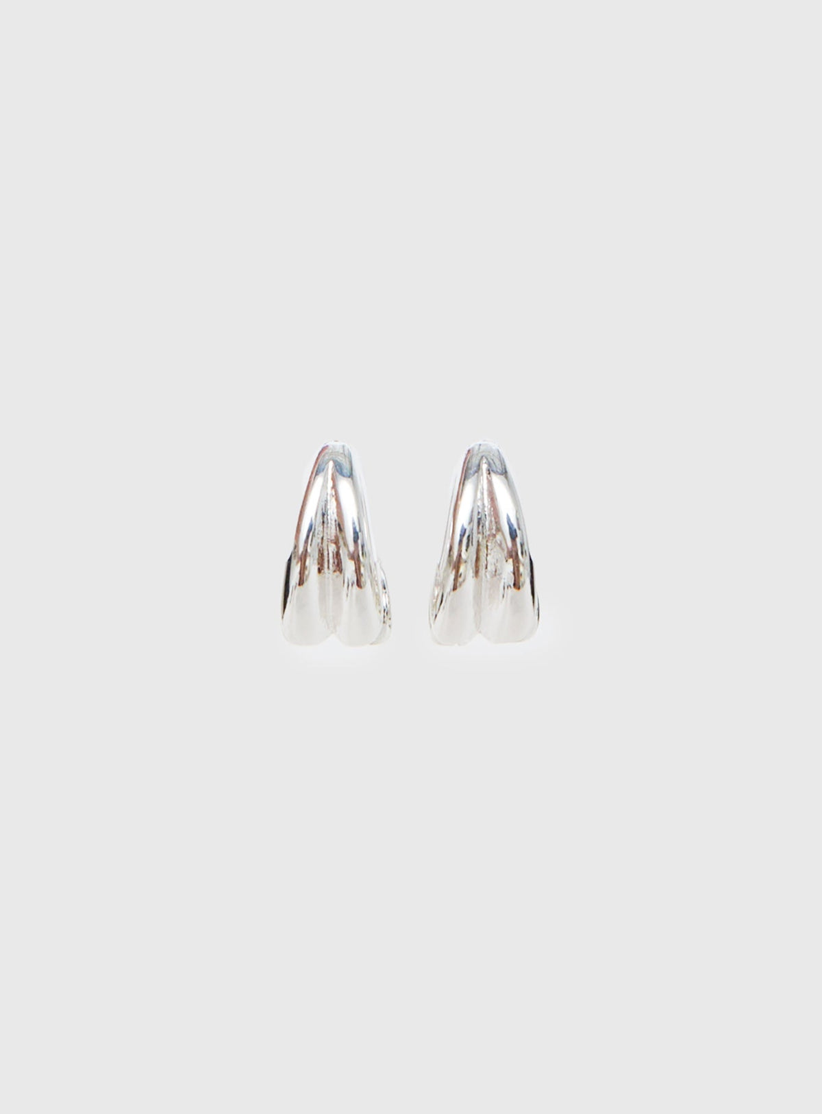 Film Noir Earrings Silver