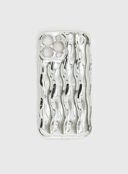 Keep Talking iPhone Case Silver