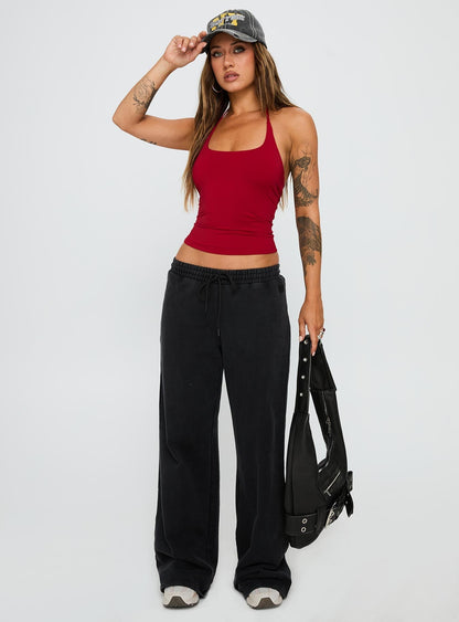 Ezekiel Nylon Top Red