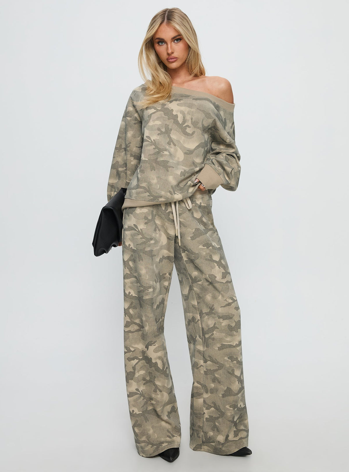 Dodie Wide Leg Pants Camo