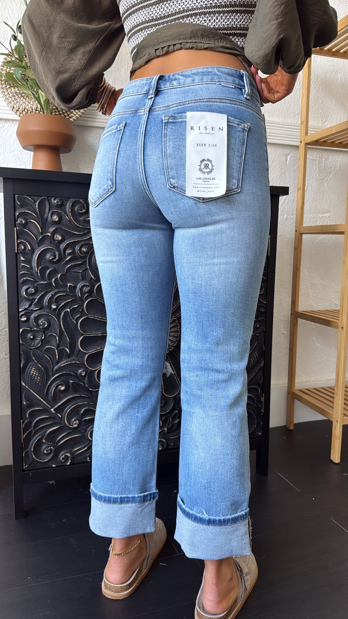 Klay Mid Rise Denim, Risen Medium