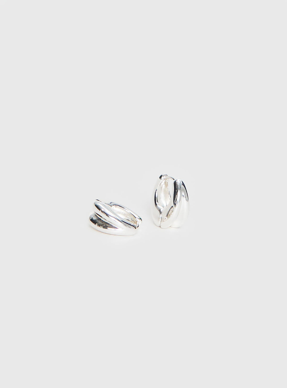 Film Noir Earrings Silver