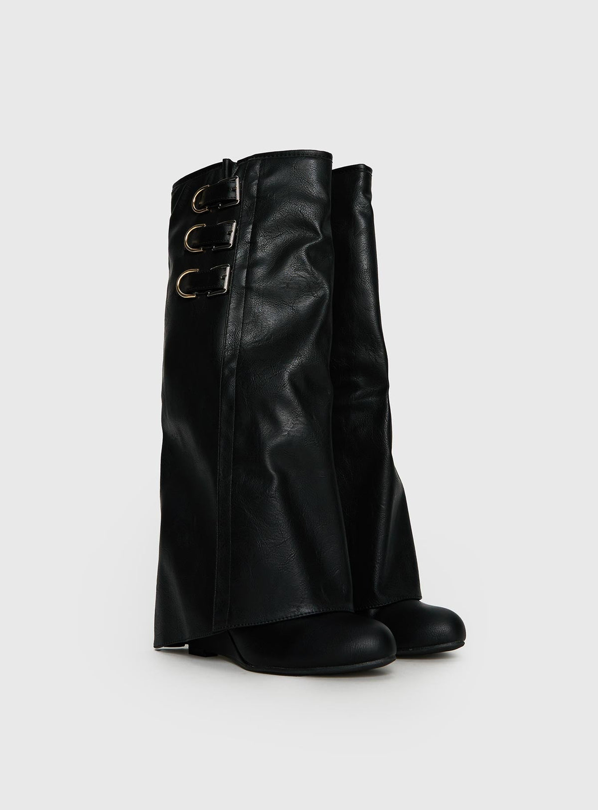 Ritz Knee High Boots Black