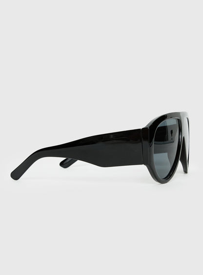 Nobody But You Oversized Sunglasses Black