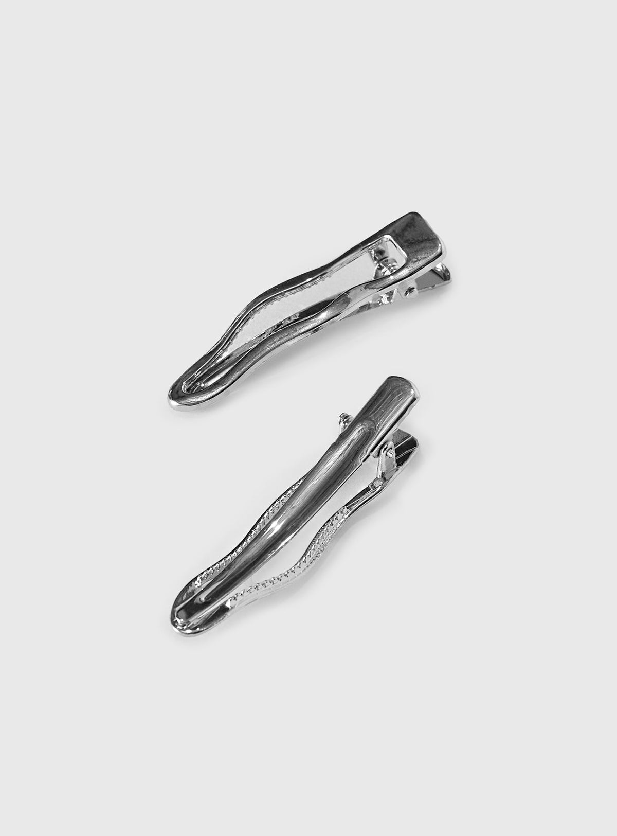 So Divine Hair Clip 2 Pack Silver