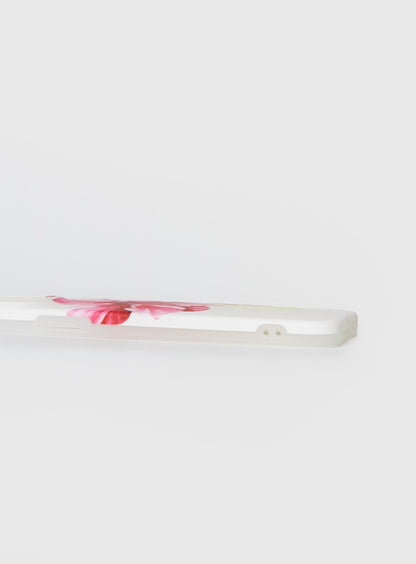 Hibiscus Heart Iphone Case Pink