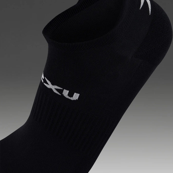 2XU Ankle Sock 3 Pack | Black / White