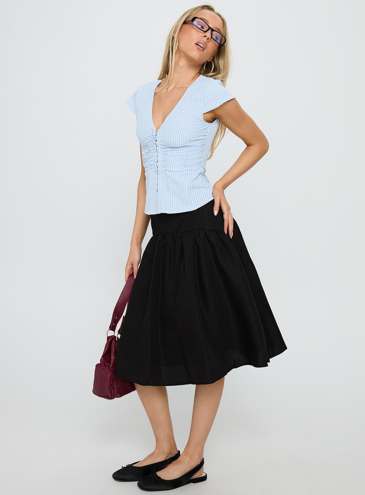Kodee Midi Skirt Black