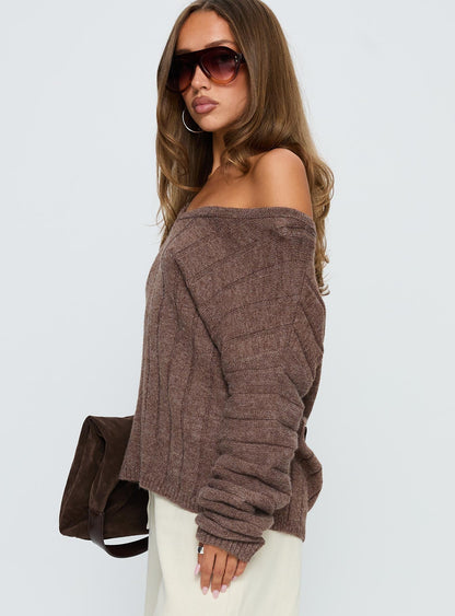 Main Thing Knit Sweater Mocha